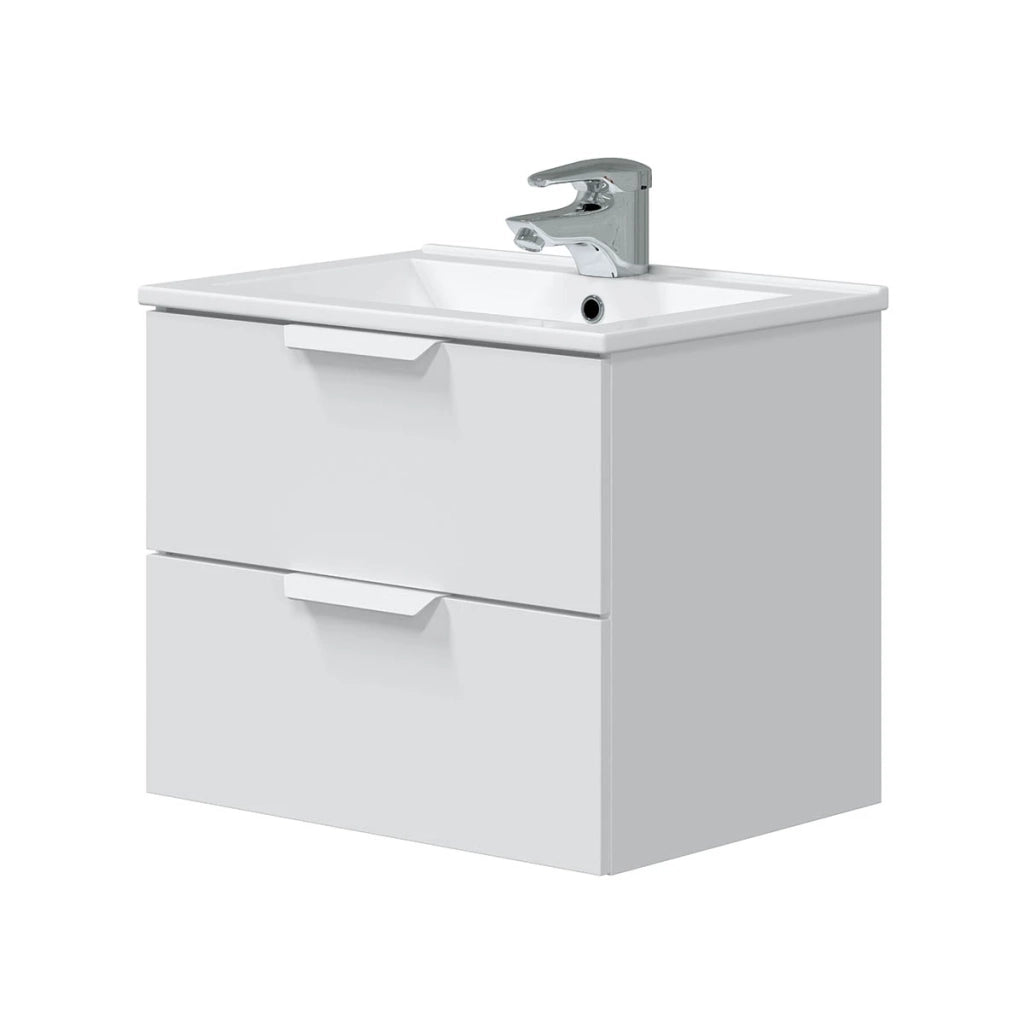 Mobile bagno sospeso ONE DH cm 50x60x45 Bianco Lucido