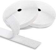 Nastro Adesivo a Doppia Facia in Velcro 8Mx20MM - Fermo Extra Resistente per Sartoria, Tessuti, Pareti, Pavimentazione, Porte - Resiste a Plastica, Metallo