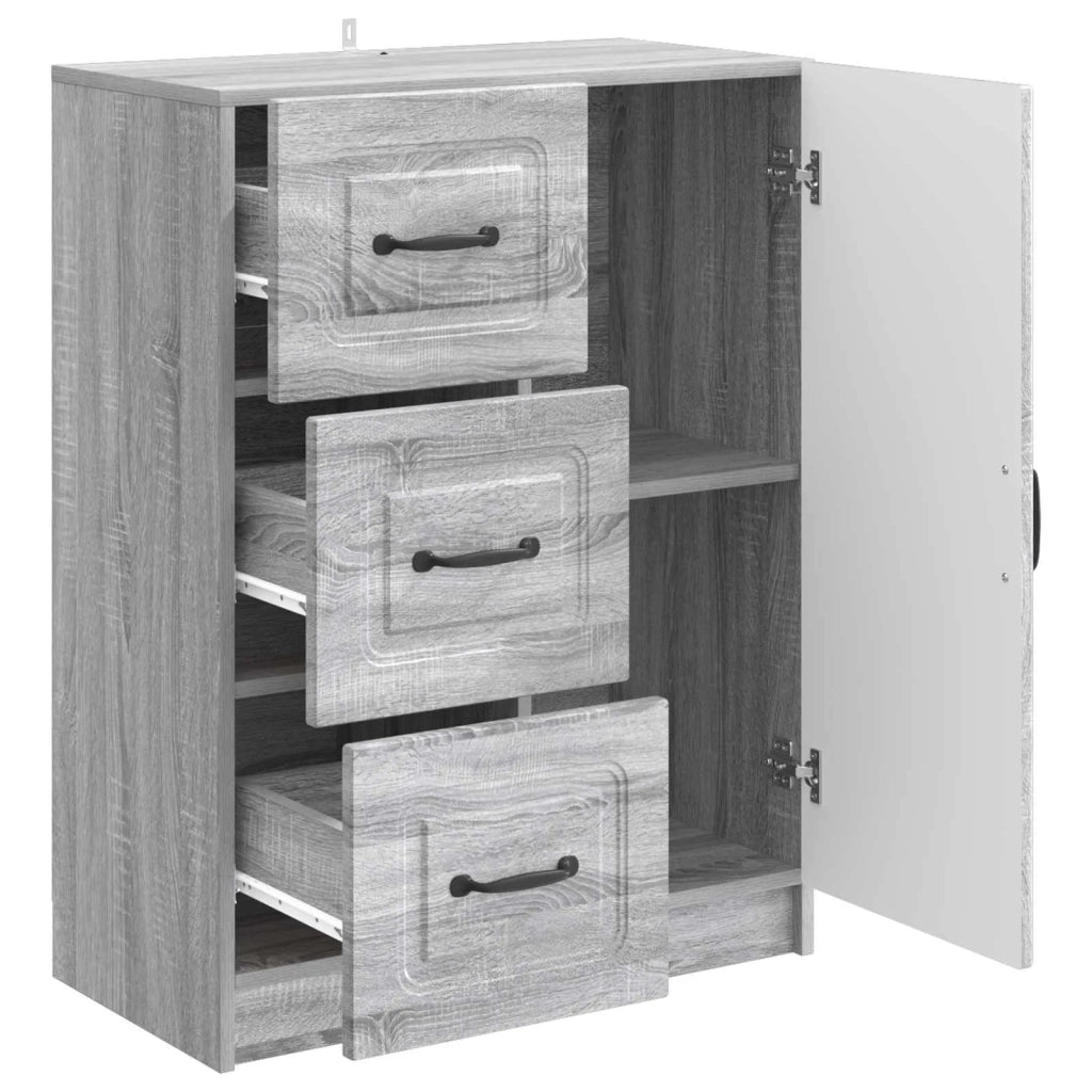Credenza Grigio Sonoma 66 x 34,5 x 87 cm Legno ingegnerizzato