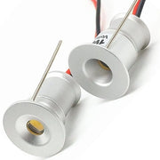 Trade Shop - 9 X Mini Faretto A Led Da Incasso 1w Cree Cob Silver Cielo Stellato Punto Luce -