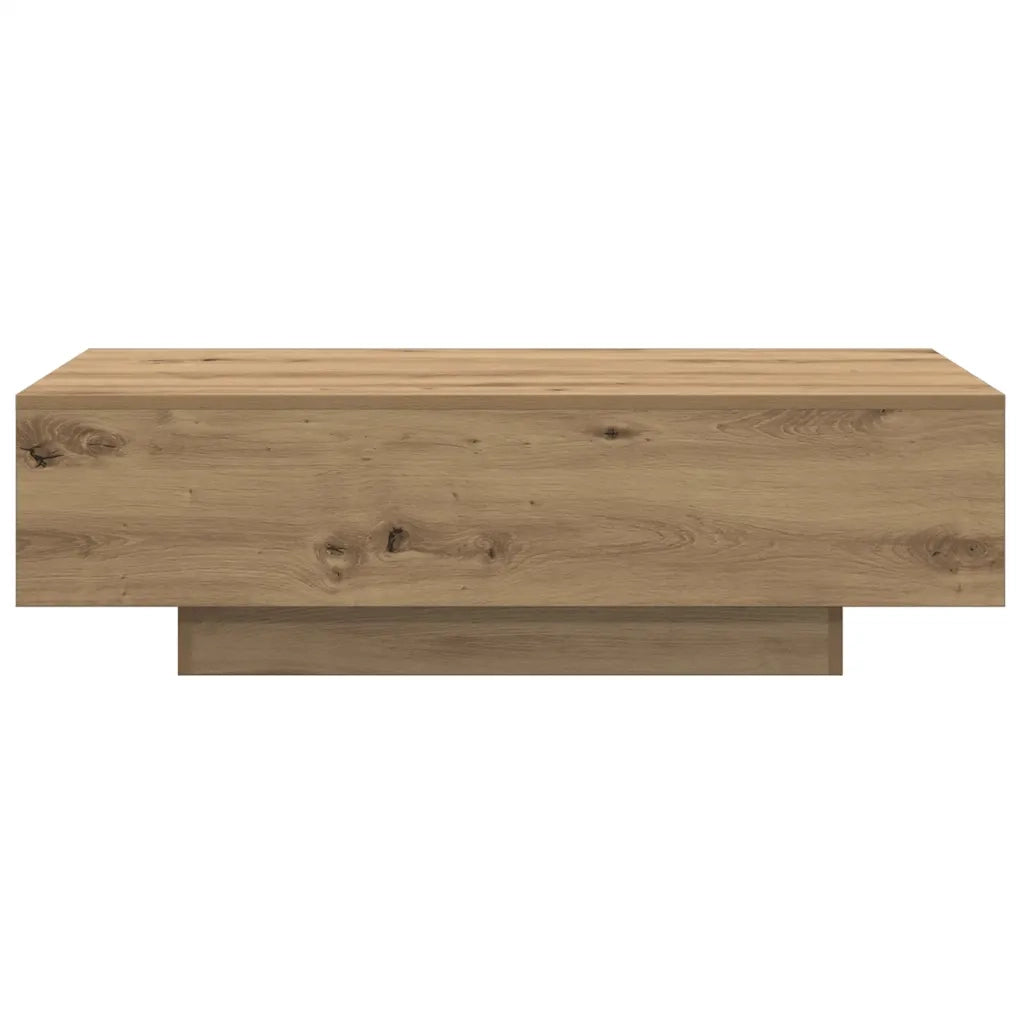 Tavolino Salotto Rovere Artigianale 100x49,5x31cm Multistrato 856405