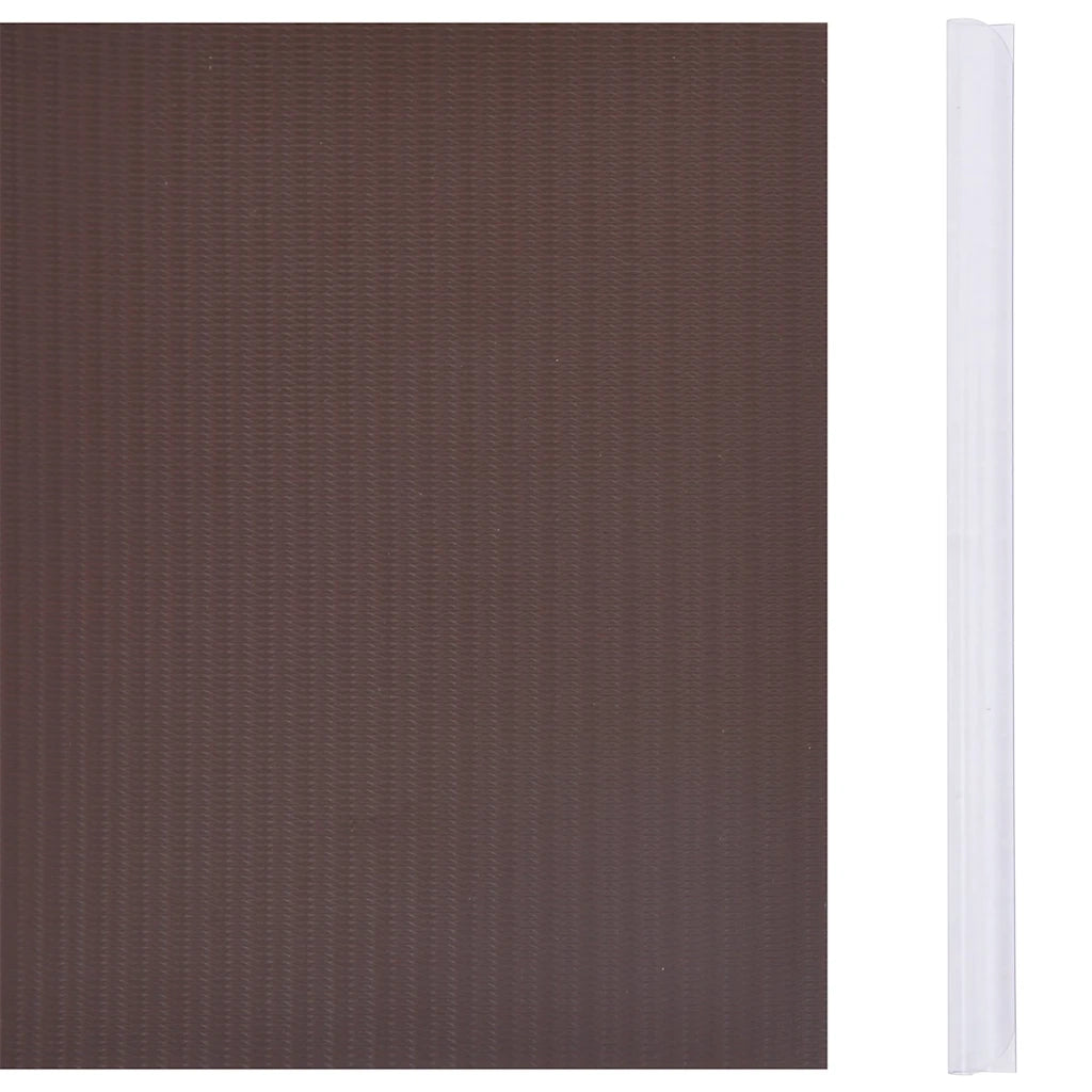 Recinzione Frangivento 4 pz in PVC 35x0,19m Marrone 147863