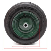 Ruota completa con cerchio set da 4 pezzi 3.50-8 Pneumatico carriola