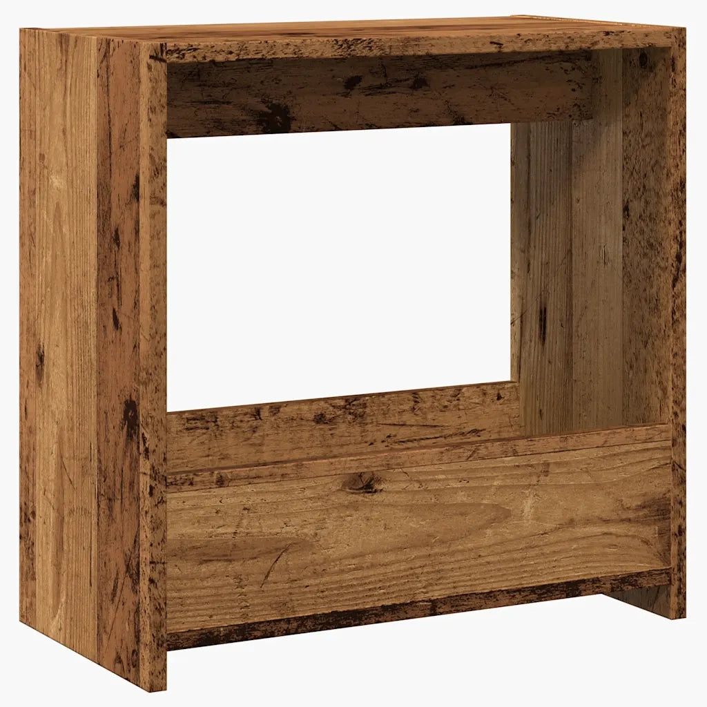 Tavolino Legno Vecchio 50x26x50 cm in Legno Multistrato 856538