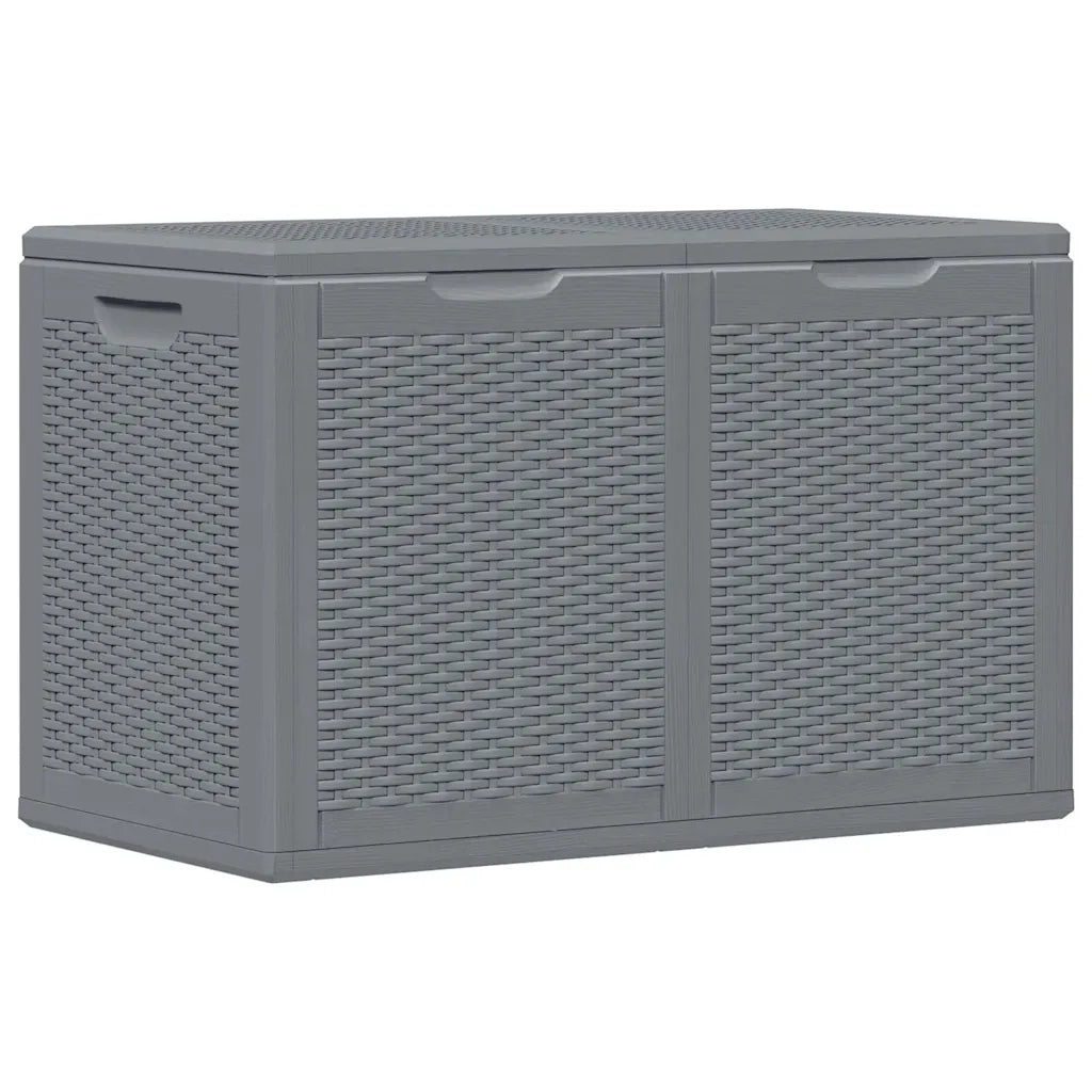 Contenitore da Giardino Grigio in Rattan PP 180 L 364060