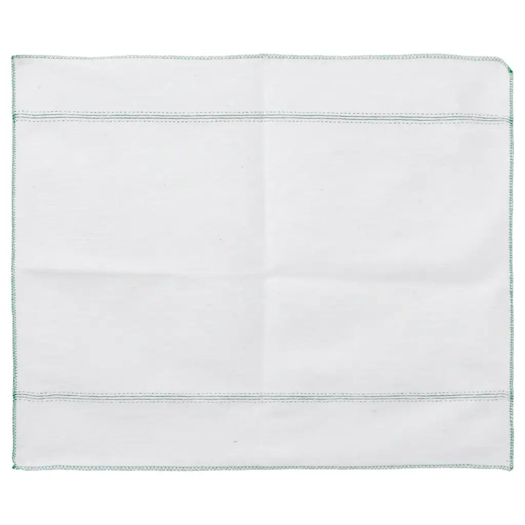 Panni per la Pulizia 10pz Righe Bianche e Verdi 50x60 cm 4014091