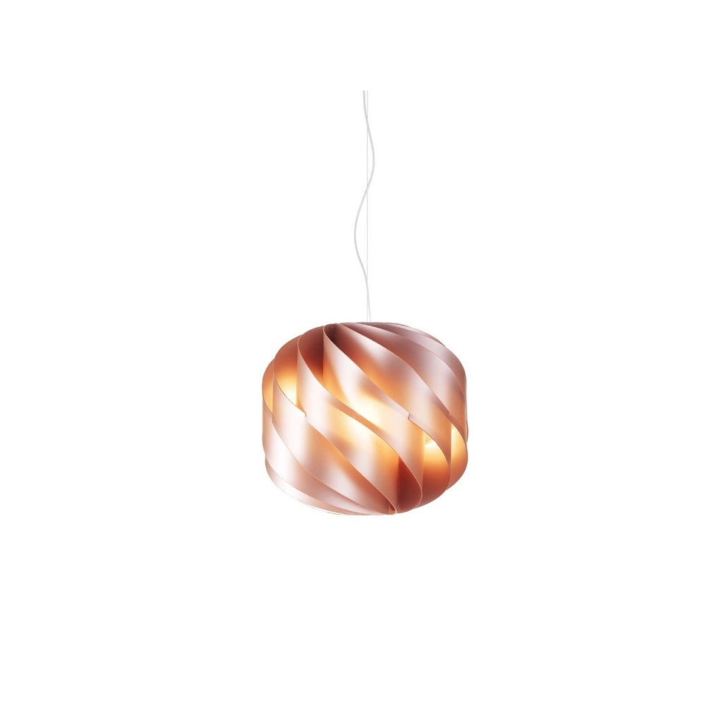 Sospensione 3 Luci Copper in Metallo Cromato Cm. 72 x 70h