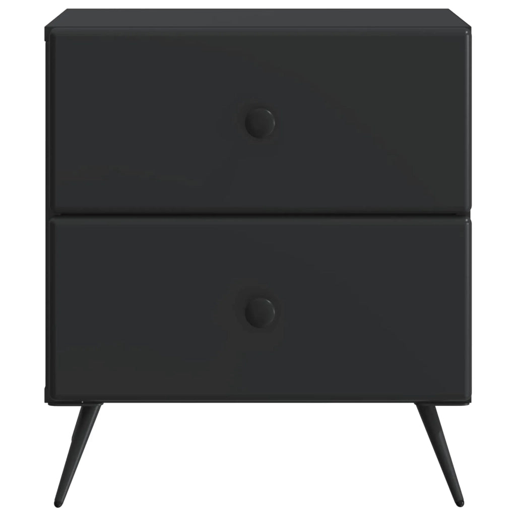 Armadio da Notte 2 pz Nero 43 x 34,5 x 47,5 cm 895448