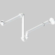 SIFONE PER LAVABO AUTOPULENTE SALVASPAZIO CON ECCENTRICO  1  11/4 x DN 3240     L.B PLAST