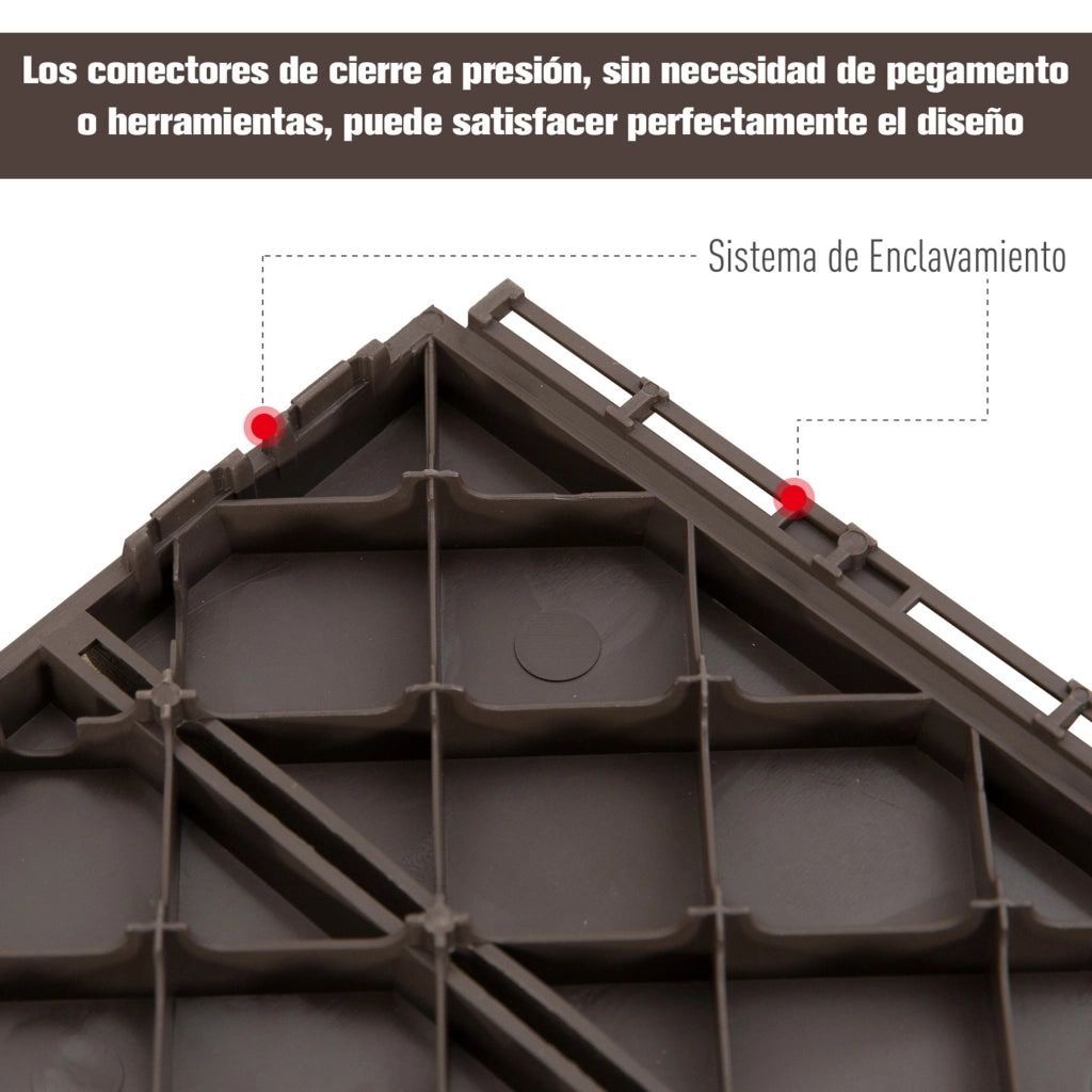 Pavimentazione per esterni ¨C zephmum ¨C 9x30x30 cm marrone