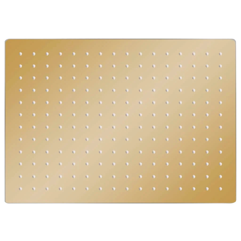 Soffione doccia a pioggia in acciaio inox 40x30 cm rettangolare finitura oro 02_0002096