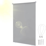 Tendal di Ombreggiamento 180x240cm - Grigio Chiaro - Impermeabile e Protezione UV 80% - 1 Pezzo