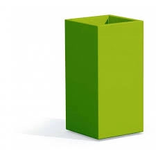 VASO IN RESINA MONACIS CUBE TOP H 80 cm. VARI COLORI