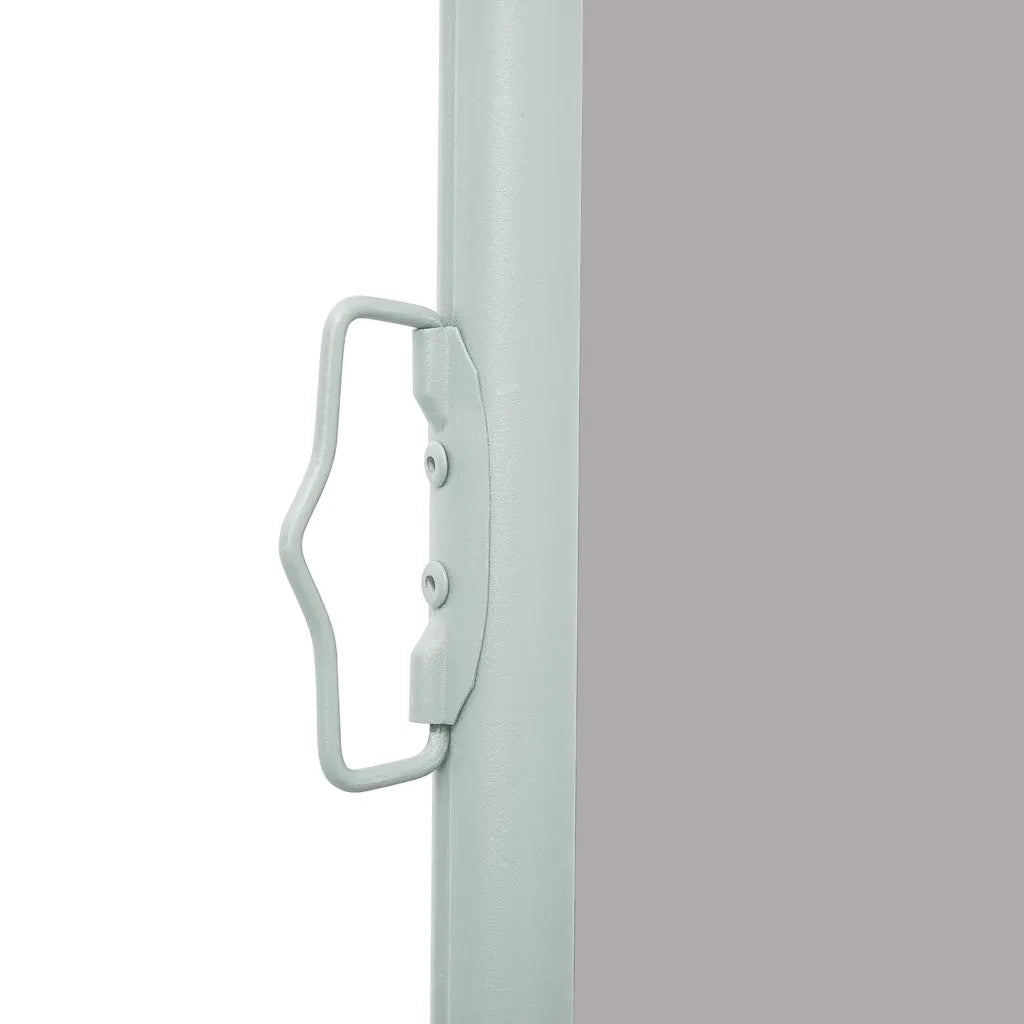 Tenda Laterale Retrattile per Patio 614x160 cm Grigia 313379