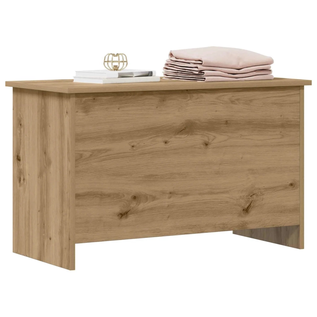 Cassa di stoccaggio Rovere Artigianale 80 x 40 x 50 cm 8011266