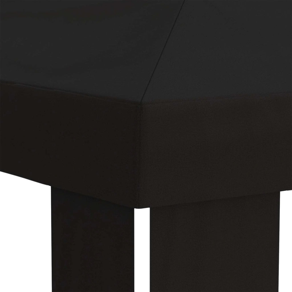 Copertura per Gazebo 6 x 3 m Nero Poliestere 190 900432
