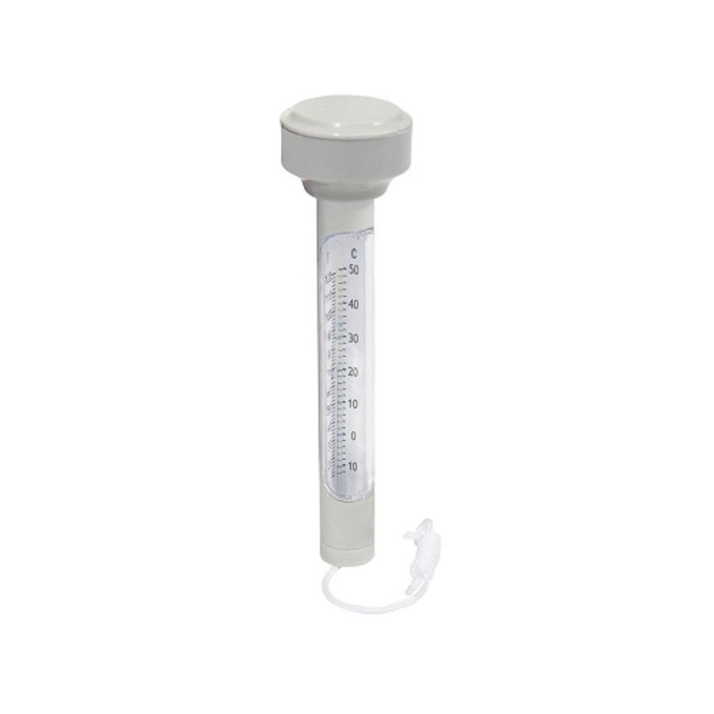 Trade Shop - Termometro Galleggiante Per Piscina In Abs Temperatura Acqua Con Cordicella 58072 -
