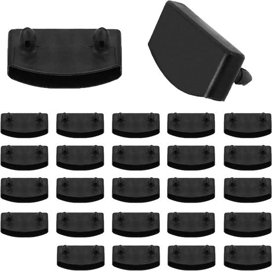 Pacco di 24 Accessori per Sostegno di Lattice - Copricapo in Plastica per Sostituire (54 mm x 10 mm) - per Montaggio del Sostegno di Lattice.