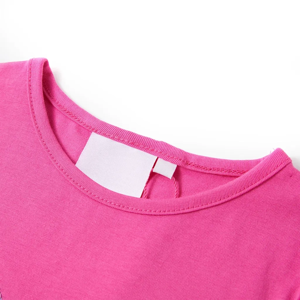 Maglietta da Bambina Maniche Aletta Rosa Scuro 104cod mxl 133300