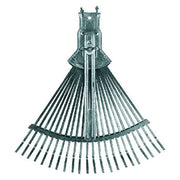 SCOPA DA GIARDINO REGOLABILE Tipo leggero - zinco cromato oro