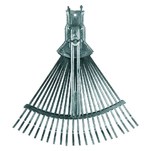 SCOPA DA GIARDINO REGOLABILE Tipo leggero - zinco cromato oro