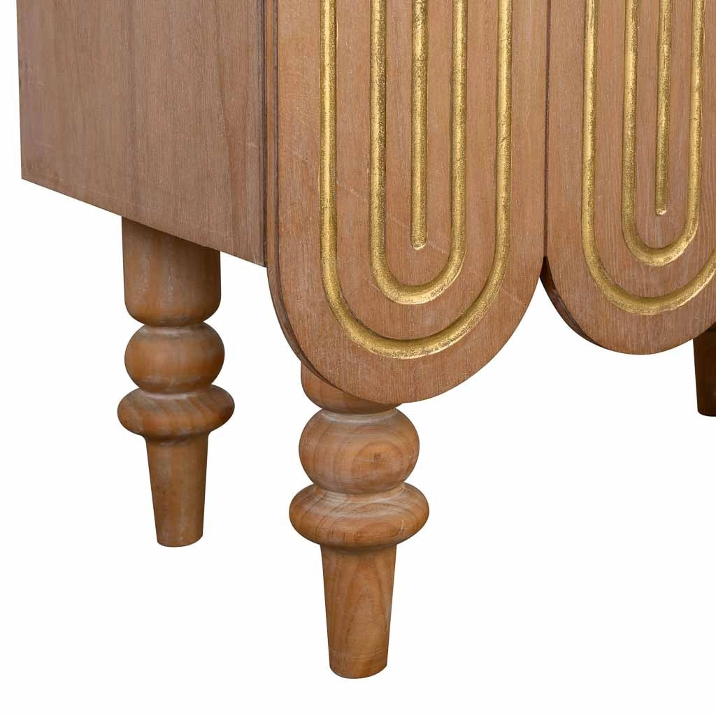 Credenza in legno marrone 80x42x81h cm