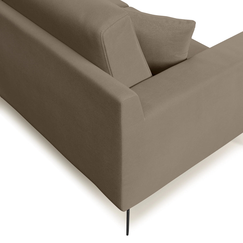 Prestige Divano design moderno T11 166 cm marrone