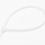 FASCETTA A STRAPPO PER CABLAGGIO mm 2,5 x  100 pz 100 - bianco  - MADE IN ITALY
