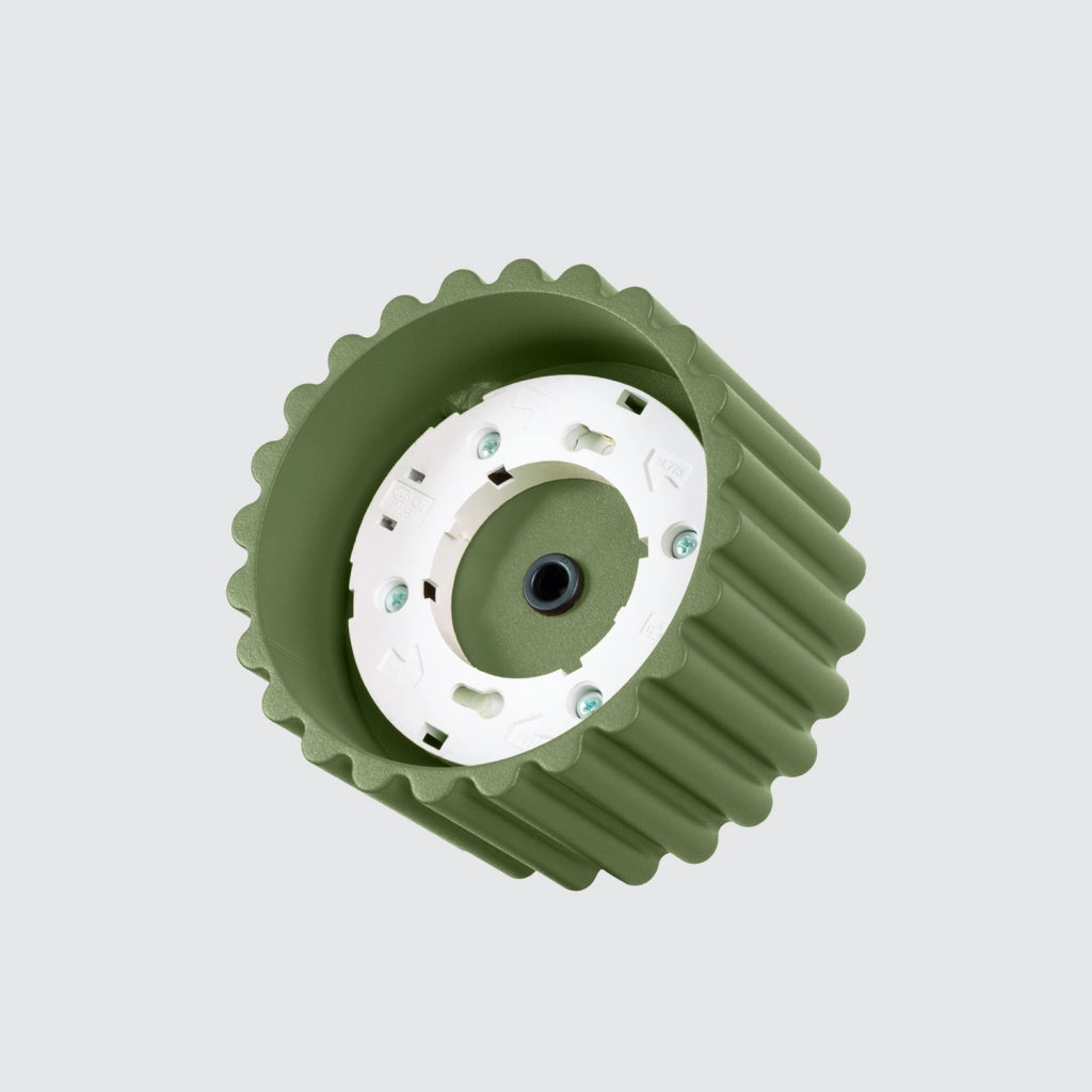 Spot soffitto moderno tondo verde oliva 6cm GX53 10W PureLume