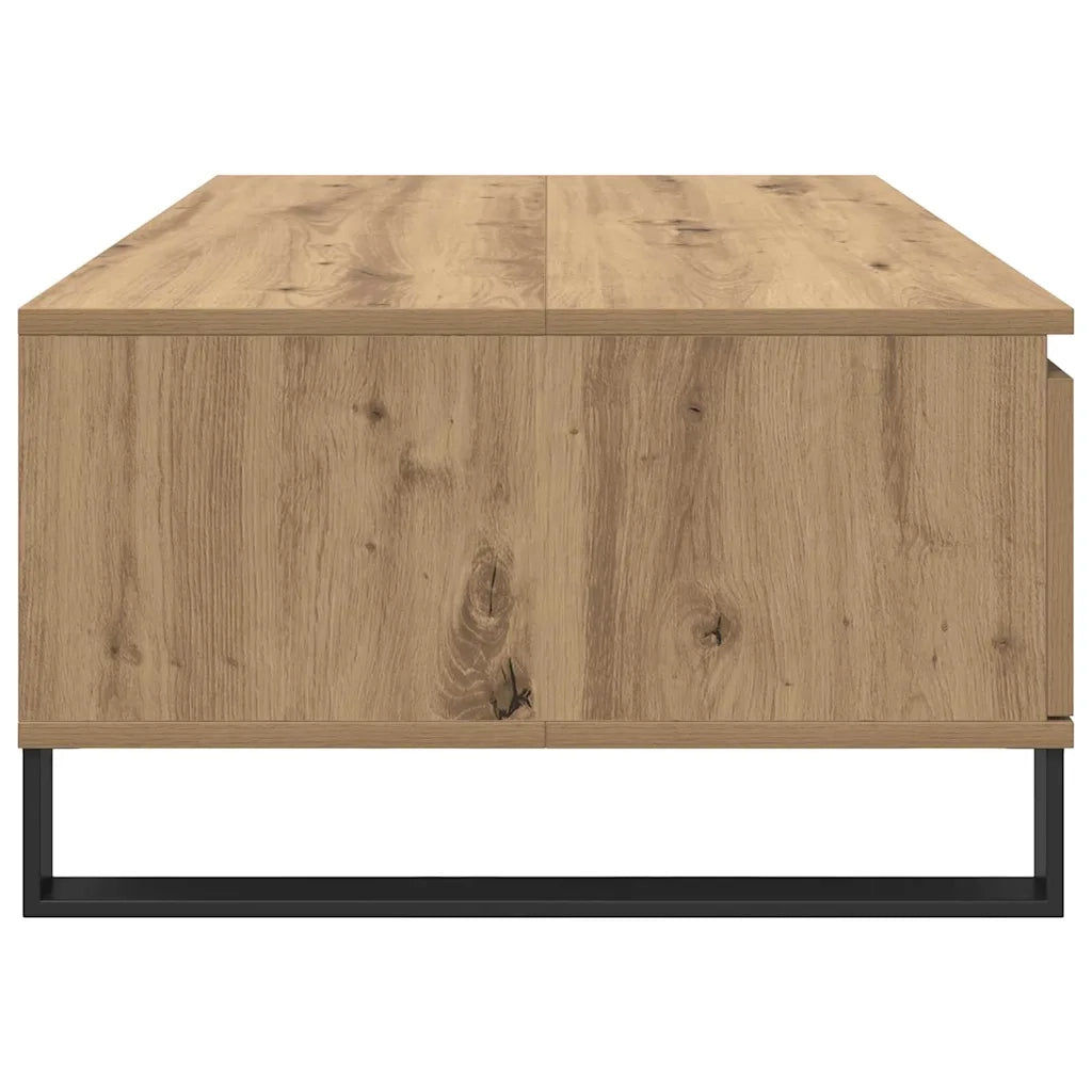 Tavolino da salotto Rovere artigianale 90 x 60 x 35 cm