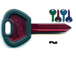 CHIAVI SIMPLEX PER AUTO CITROEN PEUGEOT SX6U4- - SX6U4 ultralite viola - 5 pezzi SILCA