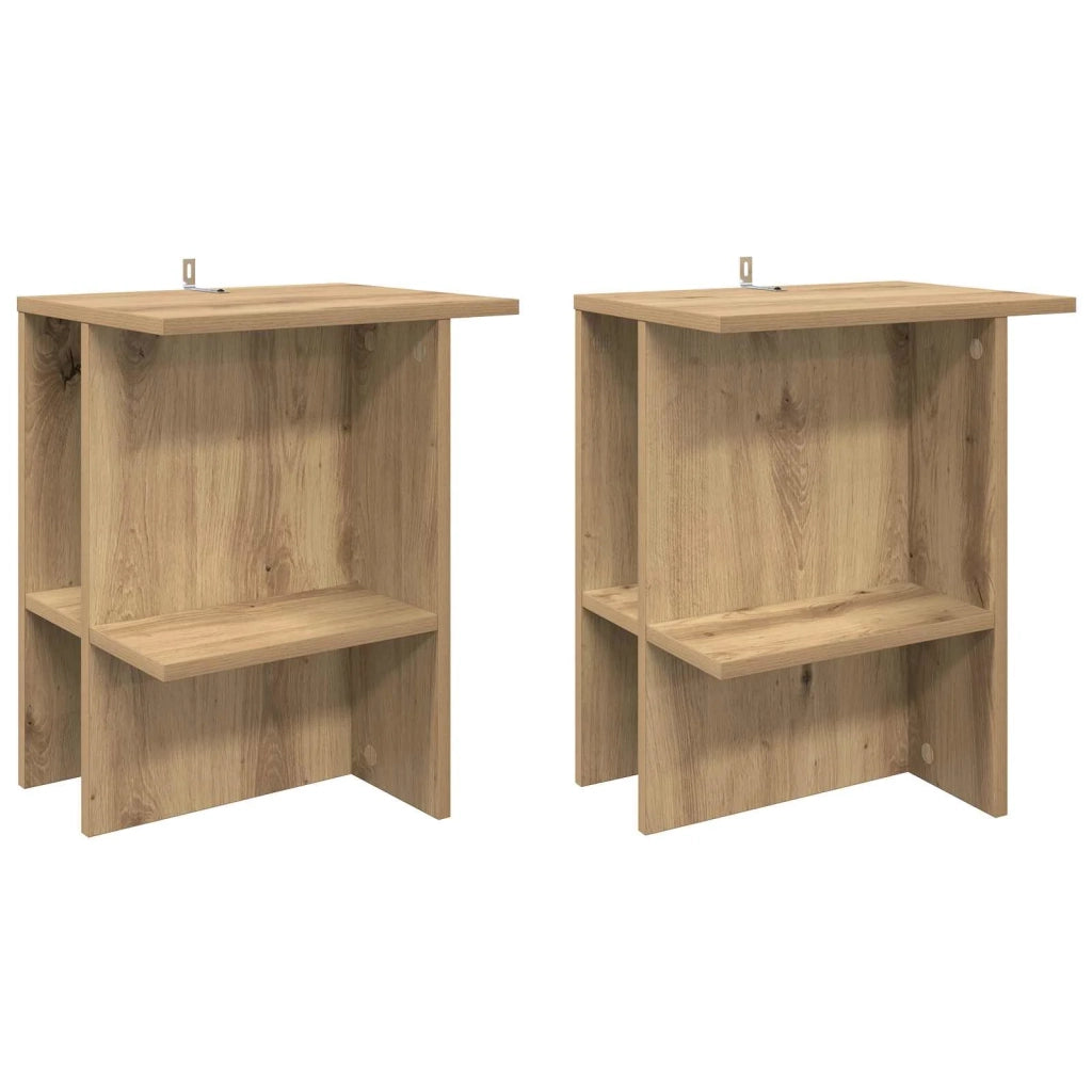 Tavolino da salotto 2 pcs Rovere Artigianale 40 x 30 x 49 cm
