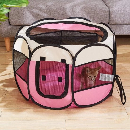 Ren per cani e gatti – Interno ed esterno - Ripiegabile  - amichevole con animali domestici – Ren per cuccioli