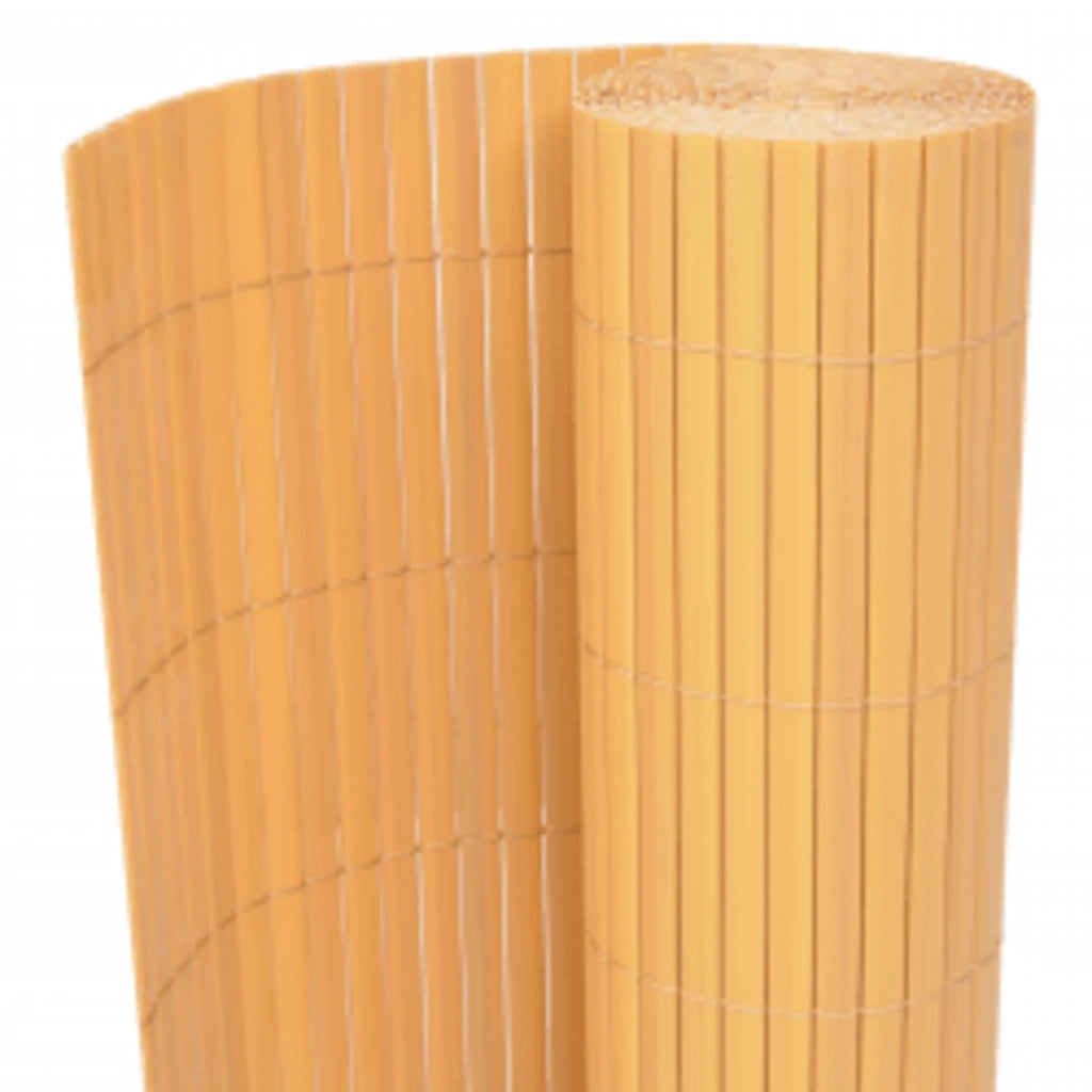 Recinzione da Giardino a Doppio Lato 90x400 cm Gialla