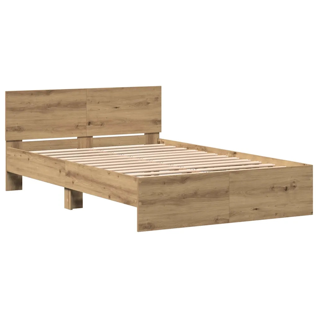 Struttura del letto Rovere artigianale 193 x 125 x 70 cm