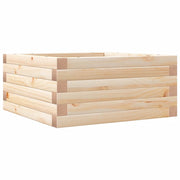 Fioriera | Cassetta per fiori | Vaso da Giardino 50x50x23 cm in Legno Massello di Pino