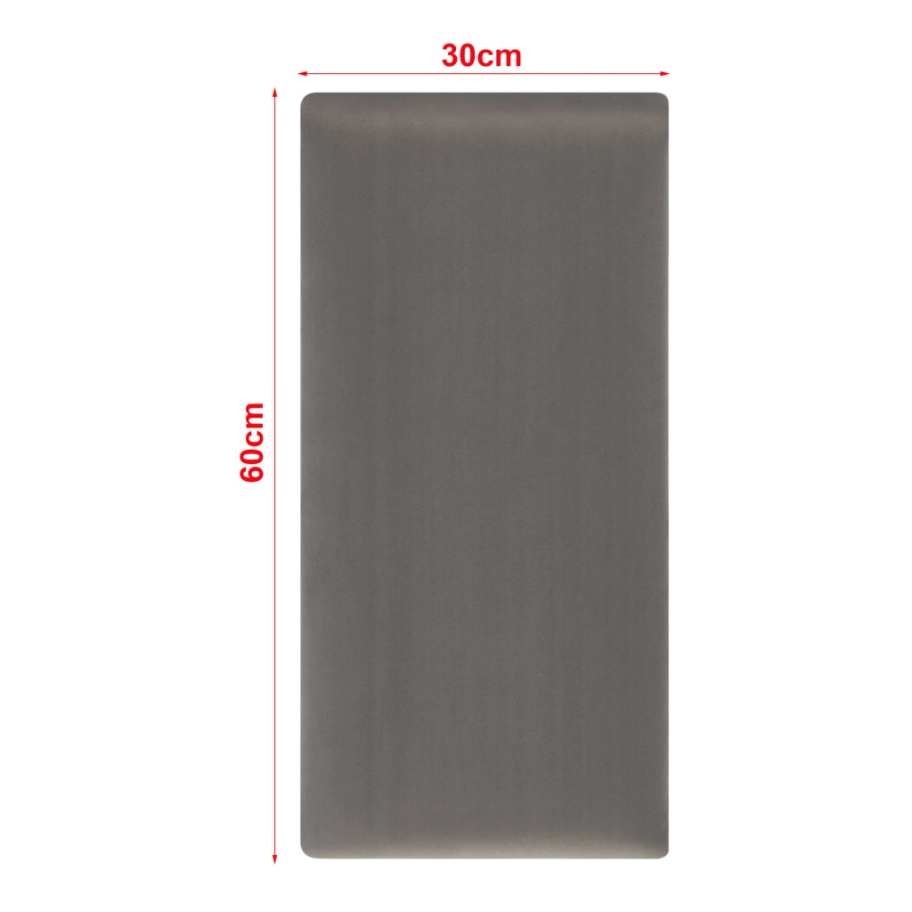 Set di 3 cuscini da parete in velluto 60 x 30 cm grigio scuro 03_0010625