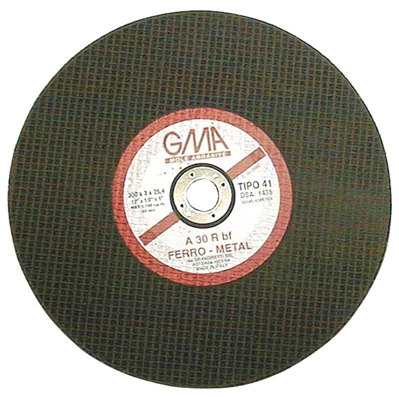 Sisa Mole DISCO ABRASIVO per ferro Ø mm. 300x2,8x25,4 10.00 pz