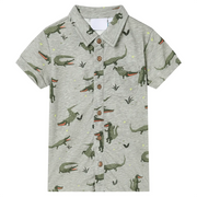 Camicia da Bambino Cachi Chiaro MÃ©lange 116cod mxl 93069