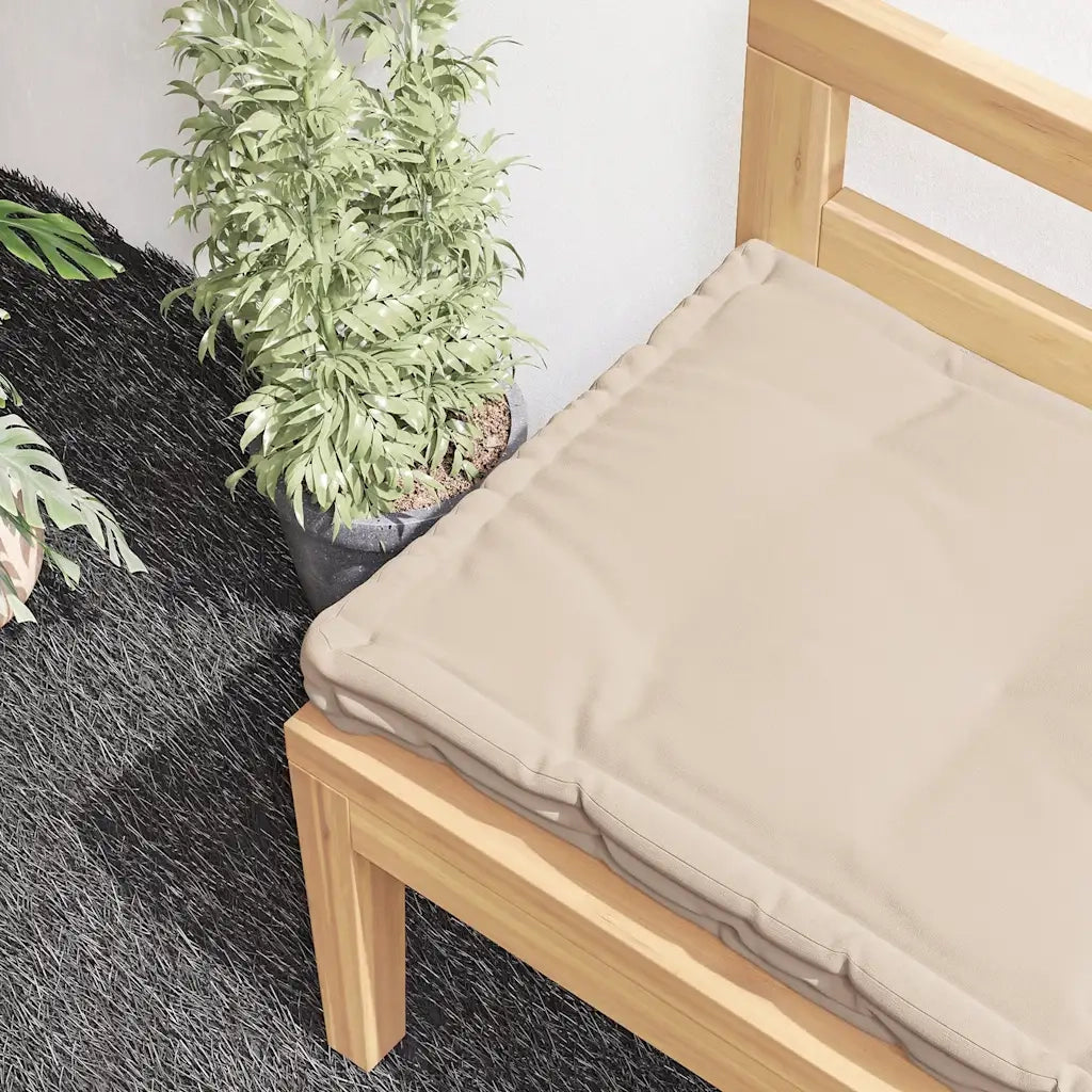 Cuscino per Pallet e Pavimento in Cotone 120x40x7 cm Beige cod mxl 74574