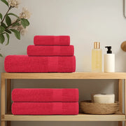 Asciugamani FROGN 10 pz Rosso 100x200 cm 360 g/m² 136940