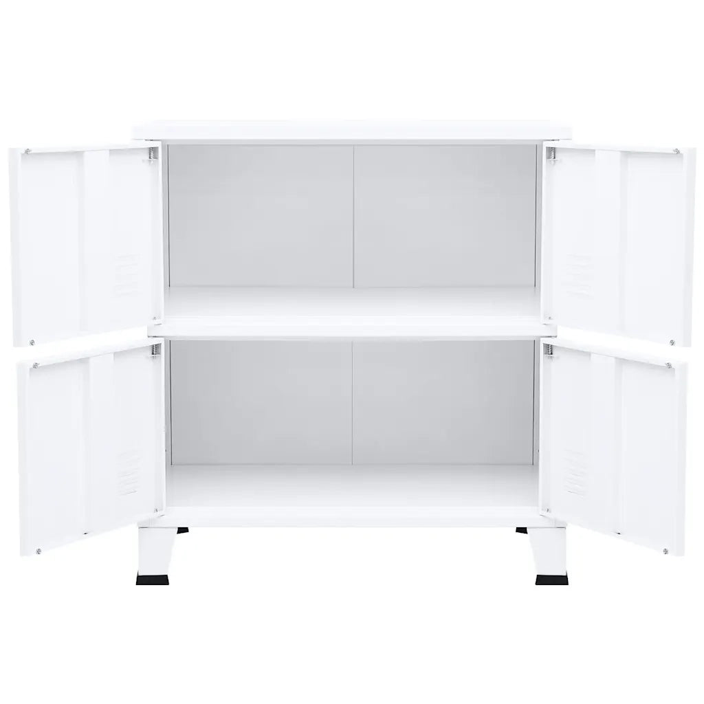 Armadio Classificatore Industriale Bianco 75x40x80 cm Acciaio CFW5584748