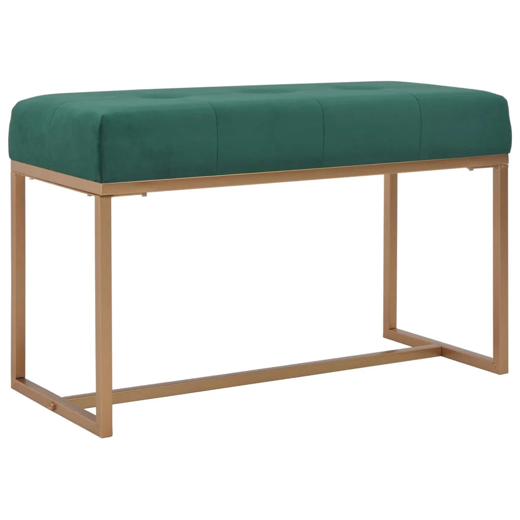 Panca/panca 80 x 36 x 45 cm velluto verde 02_0021246