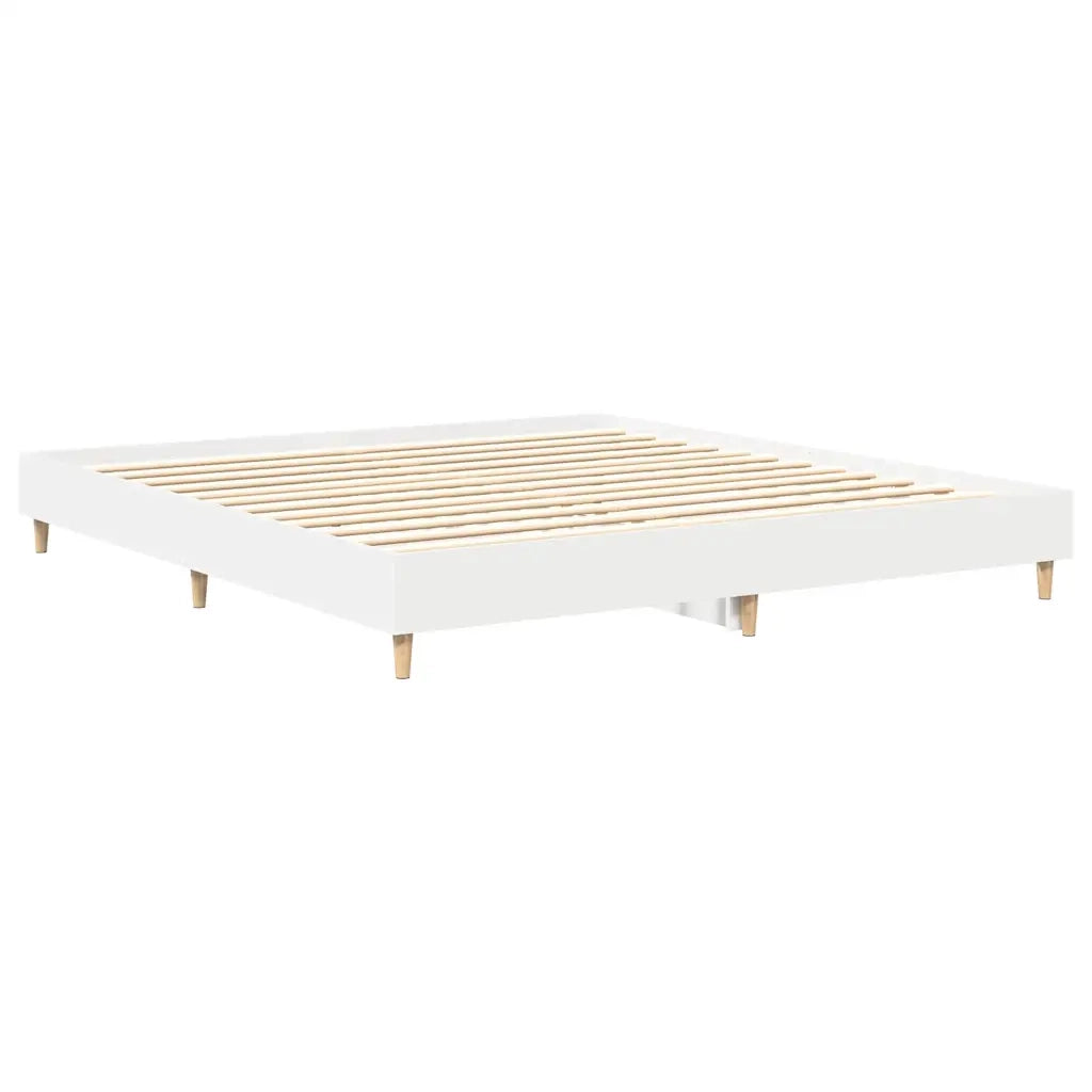 Giroletto senza Materasso Bianco 160x200cm in Legno Multistrato 3329030