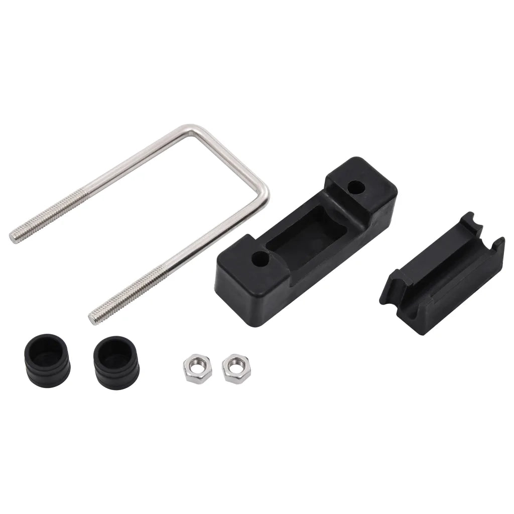 Connettori a U in Plastica per Pali Recinzione 60x40mm 25 Set cod mxl 61795