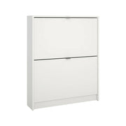Scarpiera Turchese, Mobile portascarpe, Armadio da ingresso multiuso, Mobiletto per calzature, 70x17 h85 cm, Bianco
