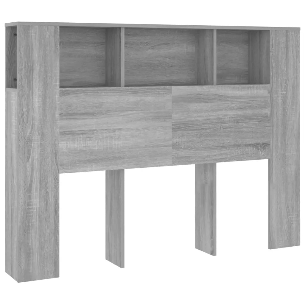 Testiera con Scomparti Grigio Sonoma 140x18,5x104,5 cm 817271