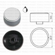 MANOPOLA POMELLO PIANO COTTURA ARISTON PZ7.. HOTPOINT D.37mm C00142721 - Ariston Indesit