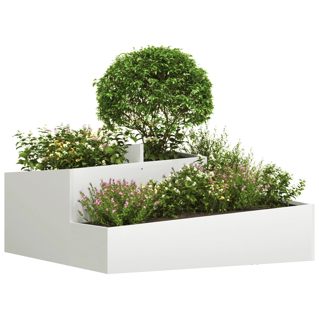 Vasi & Vasi Bianco Plastica Medio Intarsi Decorativi