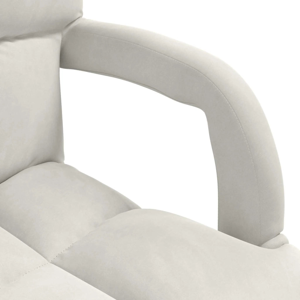 Sedia da Pavimento Crema 58 x 62 x 58 cm Velluto 42028139